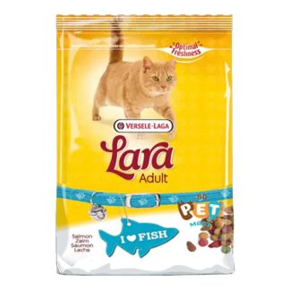 Lara Adult Cat Food Chunks with Salmon -2kg