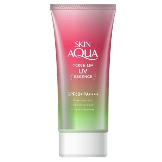 Skin Aqua Happiness Aura Rose Tone Up UV Essence Sunscreen SPF50+ -80gm