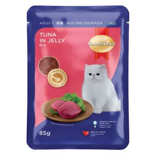 Smartheart Cat Pouch Adult Tuna in Jelly -85gm