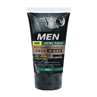 YC Men Acne Fight with Bamboo Charcoal Face Wash - 100ml