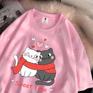 Sweet Time Drop Shoulder T-Shirt for Women