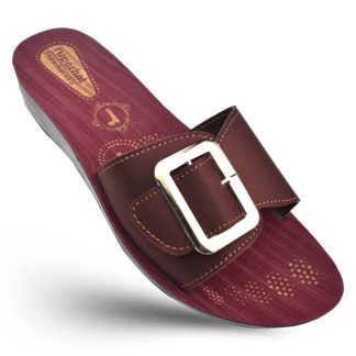 Ruperhat Women Daily Wear Maroon Color Sandal