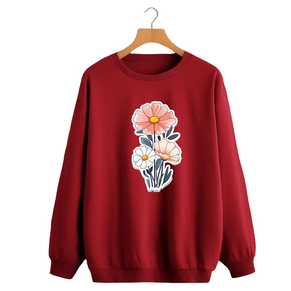 Flower Plant Premium Sweatshirt for Women