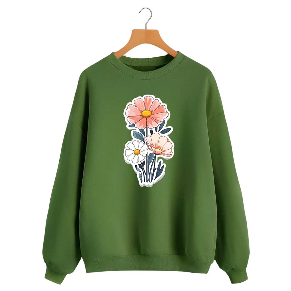 Flower Plant Premium Sweatshirt for Women