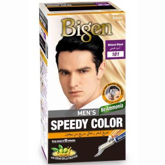 Bigen Men's Speedy Color Natural Black 101 80gm