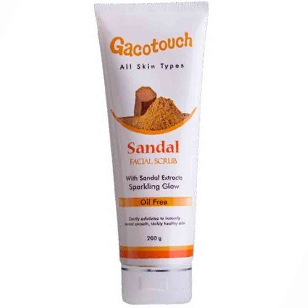 Gacotouch Facial Scrub With Sandal Extracts Sparkling Glow 200gm