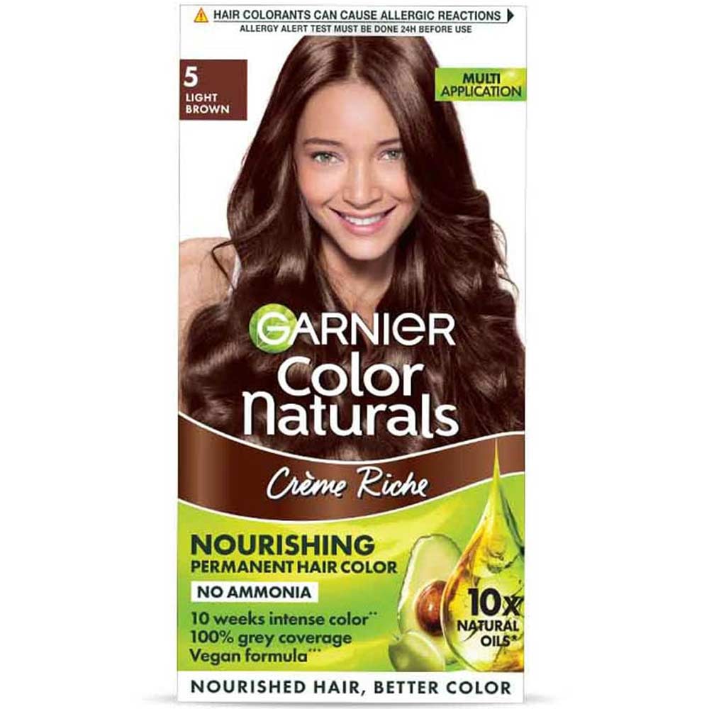 Garnier Color Naturals Shade 5 Light Brown 70ml + 60g 130.0 ml