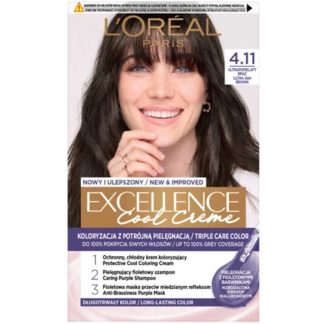 Loreal Excellence Cool Creme 4.11 Ultra Ash Brown