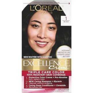 Loreal Excellence Creme Hair Color 1 Black