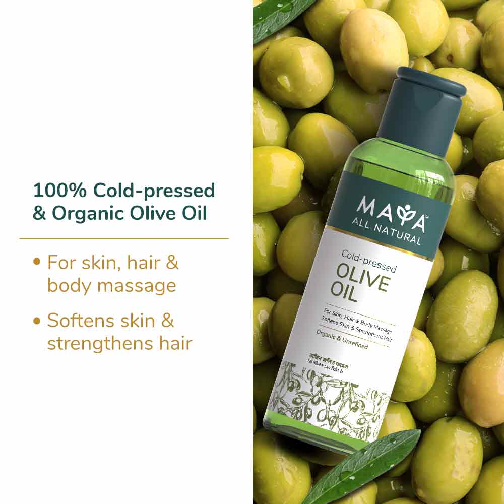 MAYA All Natural Cold-pressed Olive Oil -120ml - Image 2