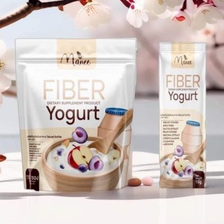 Manee Fiber Yogurt Detox Supplement Apple Grape Formula - Digestion 2x15 Sachets