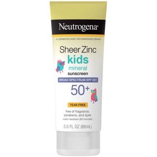 Neutrogena Sheer Zinc Kids Mineral Broad Spectrum SPF 50+ Sunscreen
