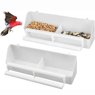 Pet Bowl Birds Hanging Food Water Bowl Parrots Feeder for Cages Small Pet