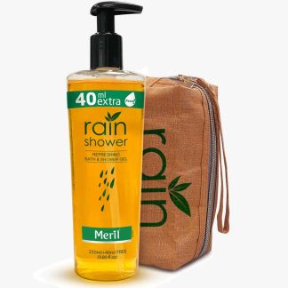 Rain Shower Refreshing Bath and Shower Gel 250ml ( Pouch Bag FREE)