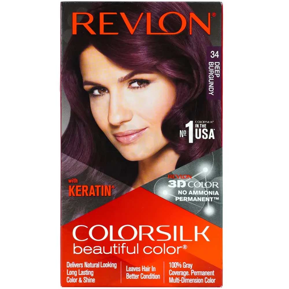 Revlon Colorsilk Hair Color Deep Burgundy 34