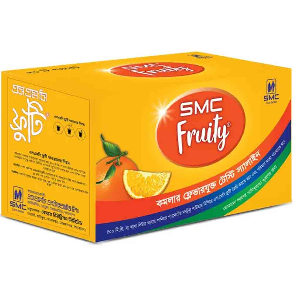 SMC Fruity Orange Flavor Tasty Saline 1 box
