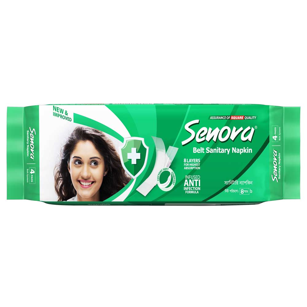 Senora Belt Sanitary Napkin 4 pads