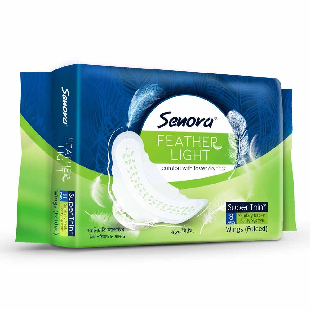Senora Feather Light Sanitary Napkin (Panty System)