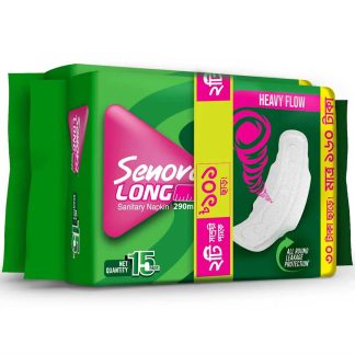 Senora Long Heavy Flow Sanitary Napkin 15 pads (BUY 2 SAVE 101 TK)