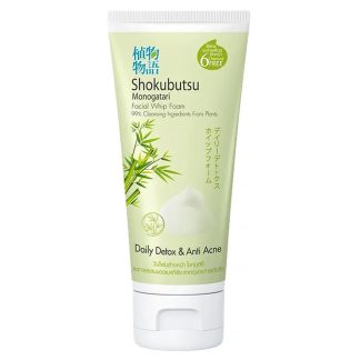 Shokubutsu Monogatari Daily Detox & Anti-Acne Facial Whip Foam -100g