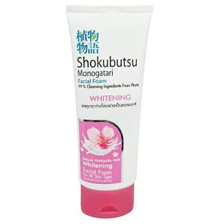 Shokubutsu Monogatari Facial Foam Whitening -100ml