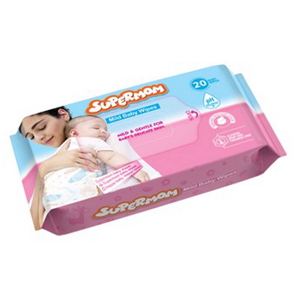 Supermom Mild Baby Wipes