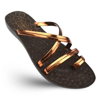 Ruperhat Women Daily Wear Copper Color Sandal