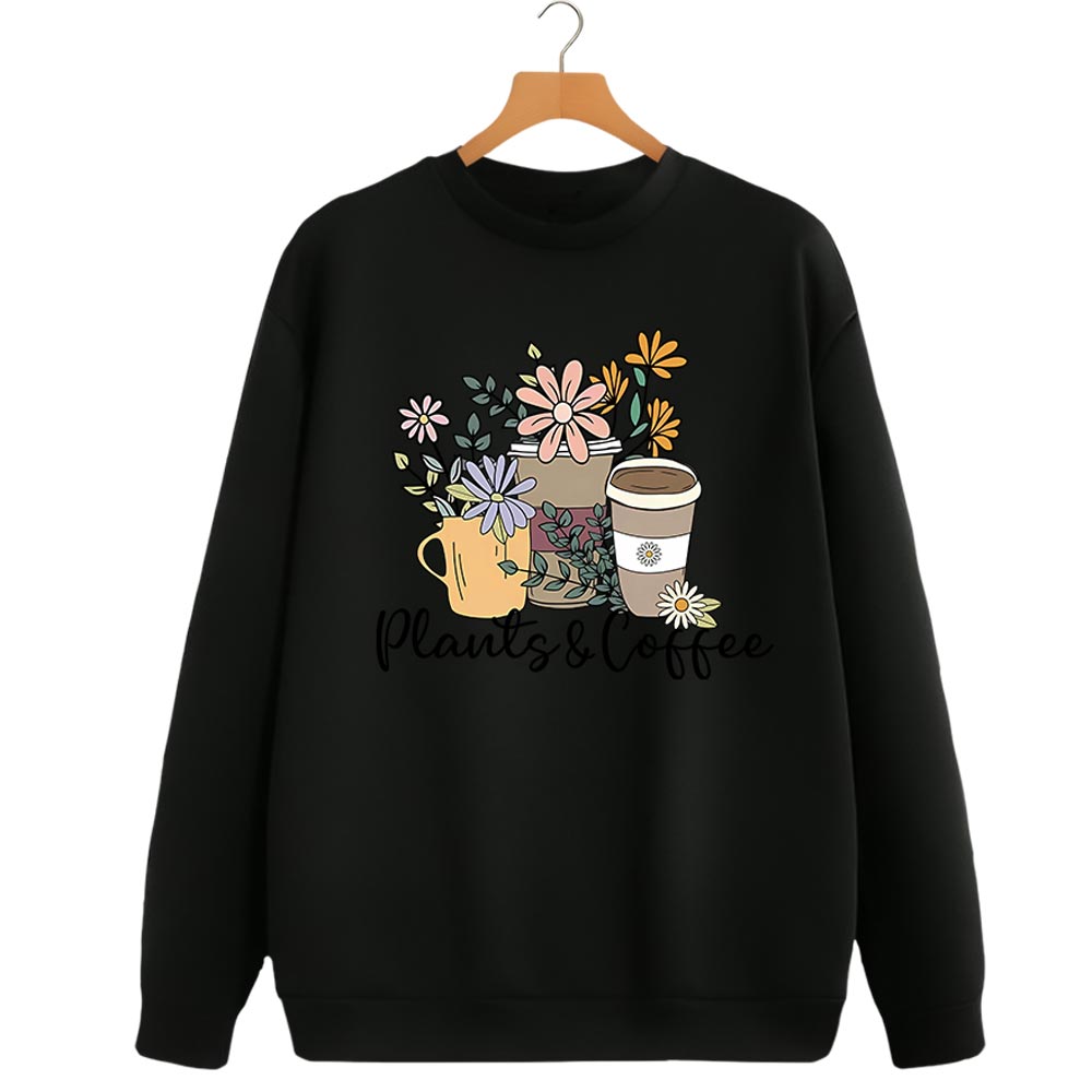 Plants Coffee Premium Sweatshirt for Women