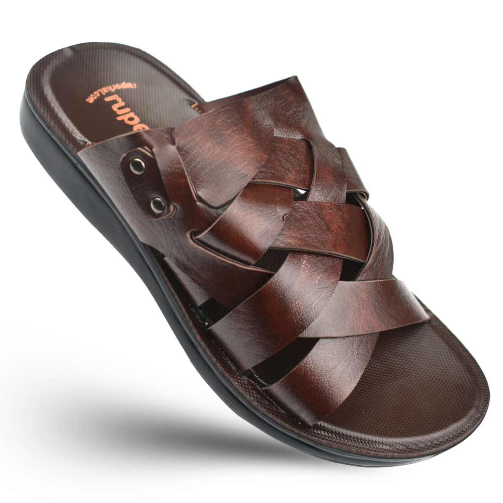 Ruperhat Cross Design Sandal for Men