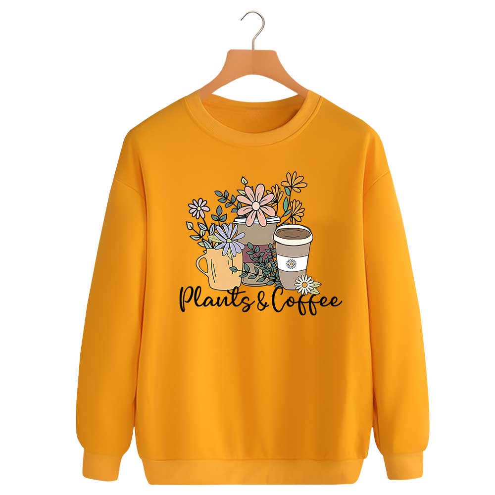 Plants Coffee Premium Sweatshirt for Women