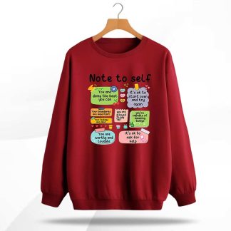 Note to Self Premium Sweatshirt for Women