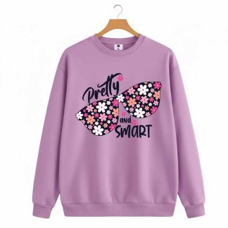 Pretty and smart sweatshirt for women