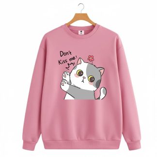 Don't kiss me Sweatshirt for women