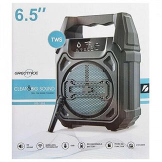 Greatnice (GTS – 1283) 6.5” HD Sonic Thunder Stereo Extra Bass Wireless Sound Speaker With FREE MIC