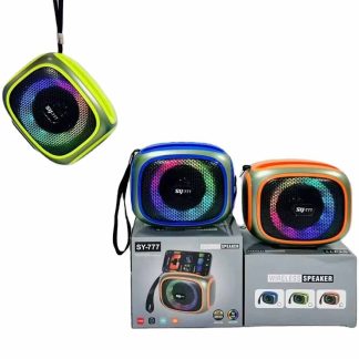 SY-777 Colorful RGB Light Wireless Portable Speaker