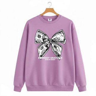 Dollar Long Sleeve Sweatshirt For Women