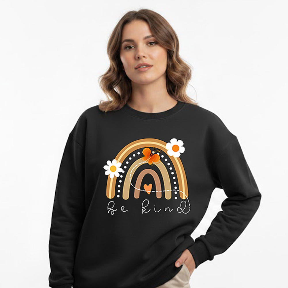 Be Kind Long Sleeve Sweatshirt Women