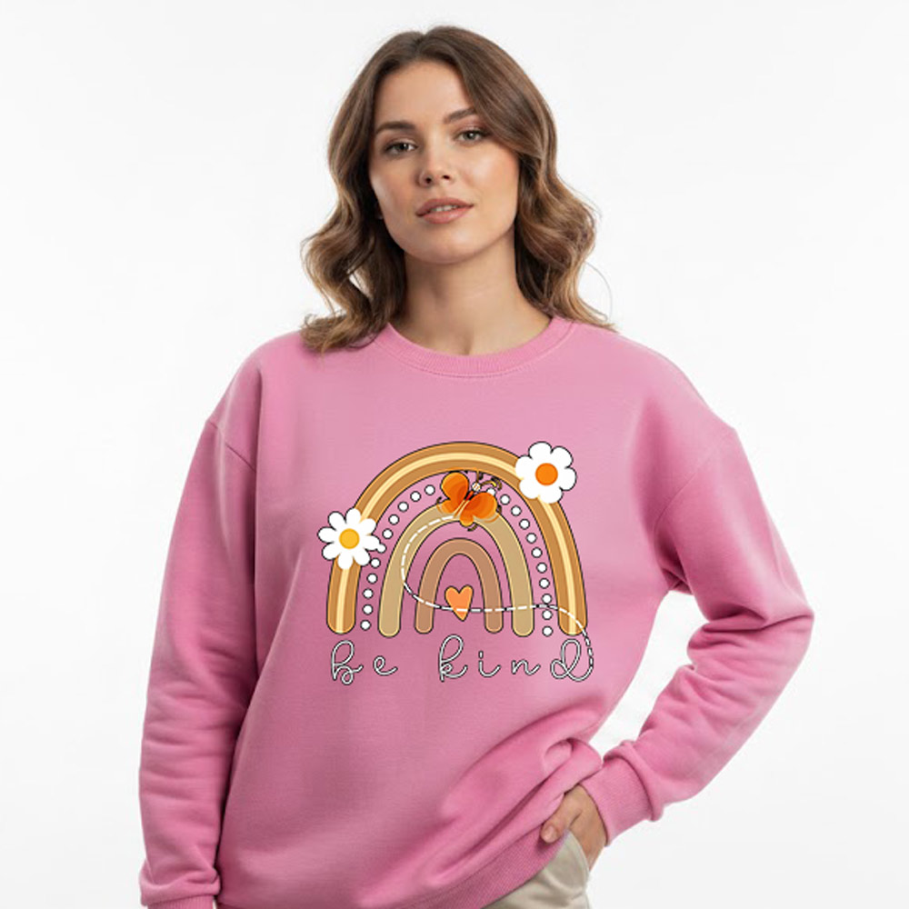 Be Kind Long Sleeve Sweatshirt Women