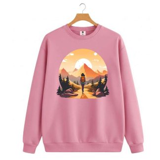 Adventure Tour Design Sweatshirt For Women