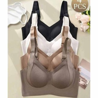 Back Support High Elastic Comfortable Wireless Bra