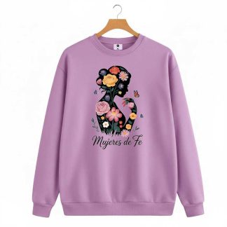 Girl Flower Sweatshirt For Women
