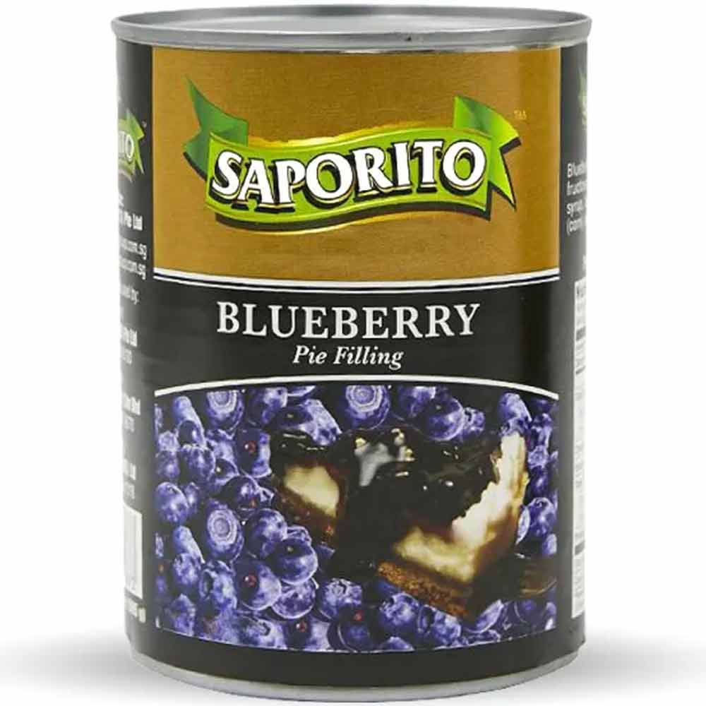 Saporito Blueberry Pie Filling Can - 595gm