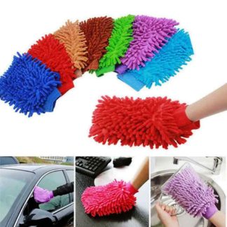 Bike or car wash microfiber gloves