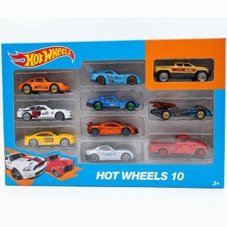 Hot Wheels Mini Metal Die Cast Cars 10 Pcs Set - Multicolor