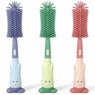 3 in 1 Multipurpose Silicone Feeding Bottle Cleaning Brush