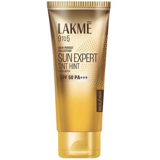 Lakme 9to5 Sun Expert Tint Hint Sunscreen SPF50 PA+++ – 100ml