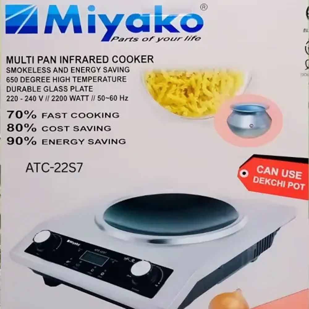 Miyako Smart Multi Pan Infrared Cooker, model ATC-22K2.