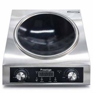 The product is a Prestige Blackberry Multipan Infrared Cooker (model PCTC-122)