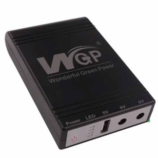 WGP Mini - Mini UPS DC UPS 5V-9V-12V Volt Output for Router, Onu, CC Camera