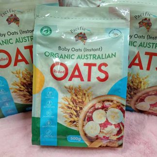 Pacific Baby Oats (Instant) – Organic Australian Rolled Oats -500g